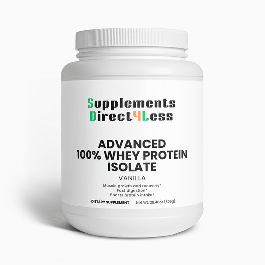Advanced 100% Whey Protein Isolate - Vanilla (28.40 oz./24 Servings)