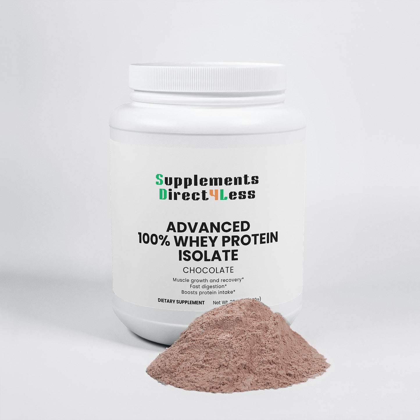 Advanced 100% Whey Protein Isolate - Chocolate (29.60 oz./24 Servings)